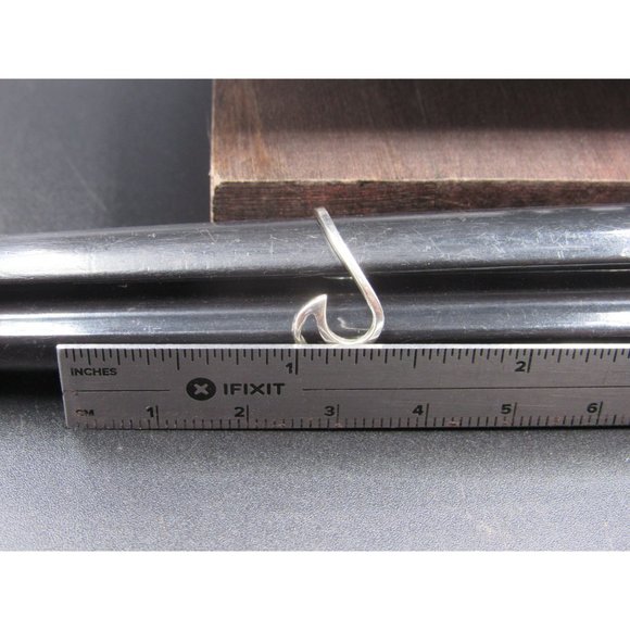 Size 7.75 Sterling Silver Beach Band Ring Vintage Statement Engagement Wedding - Picture 5 of 6